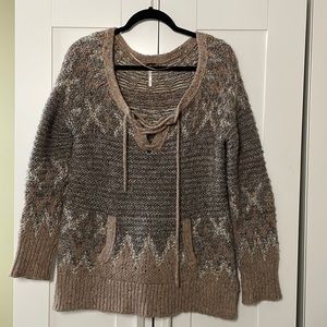 Free people knit sweater small